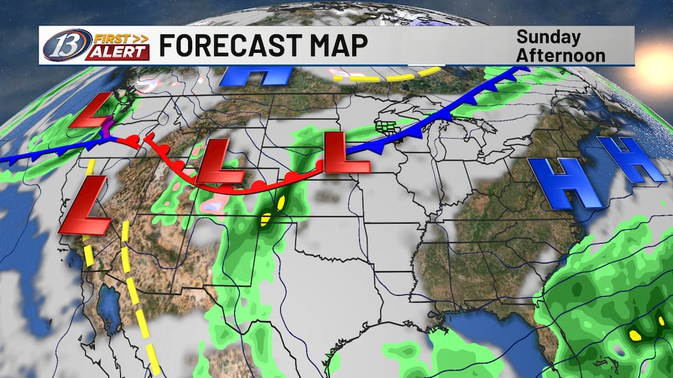 Cooler weather is on tap for Sunday