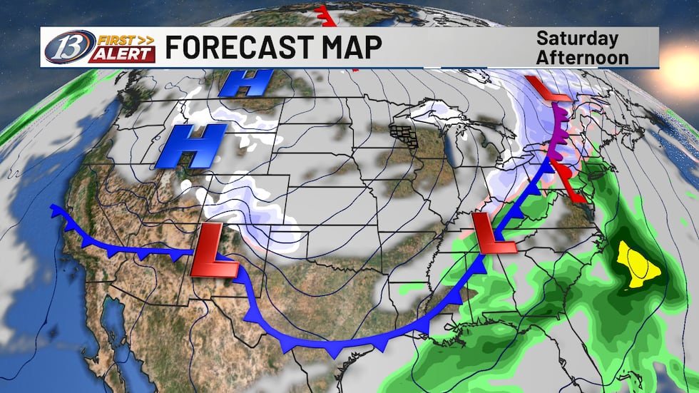 Temperatures to tumble behind a cold front this weekend and early next week