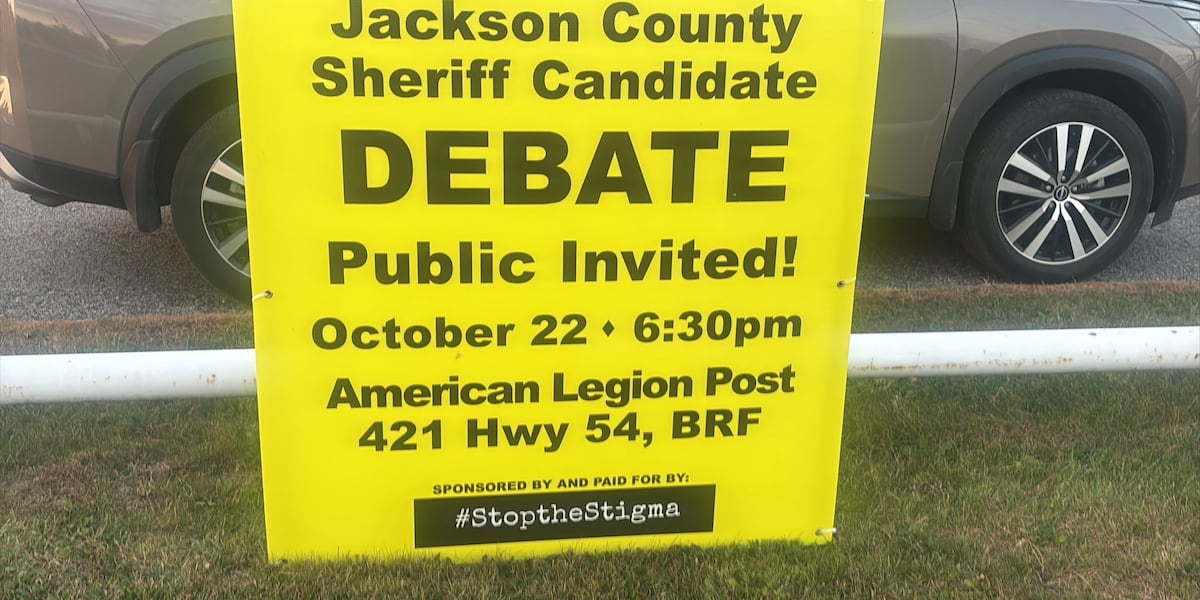 Nbc Icon Square Candidates for Jackson County Sheriff square off in debate