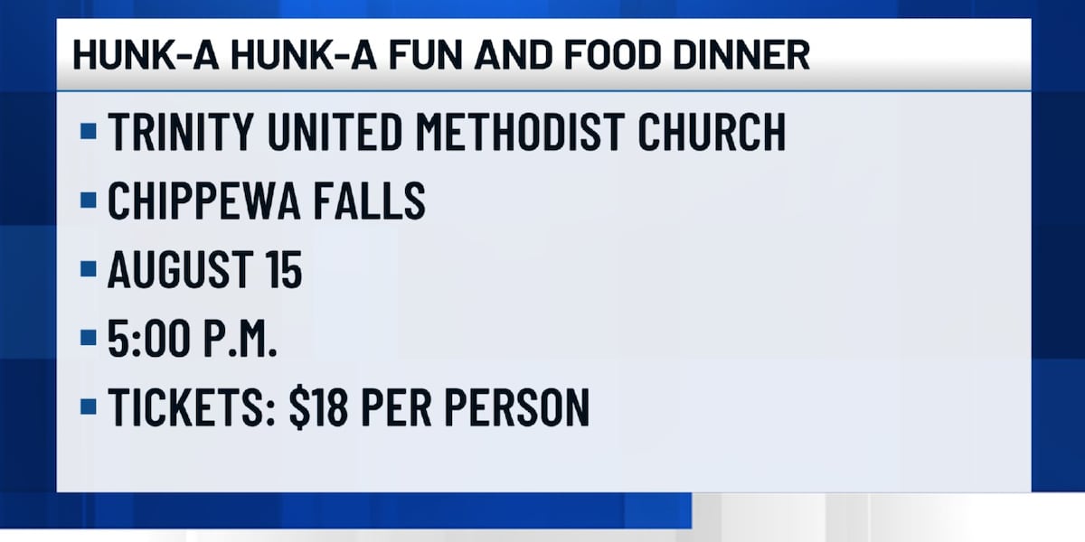 Have a Hunk-a Hunk-a good time while raising money for local charities