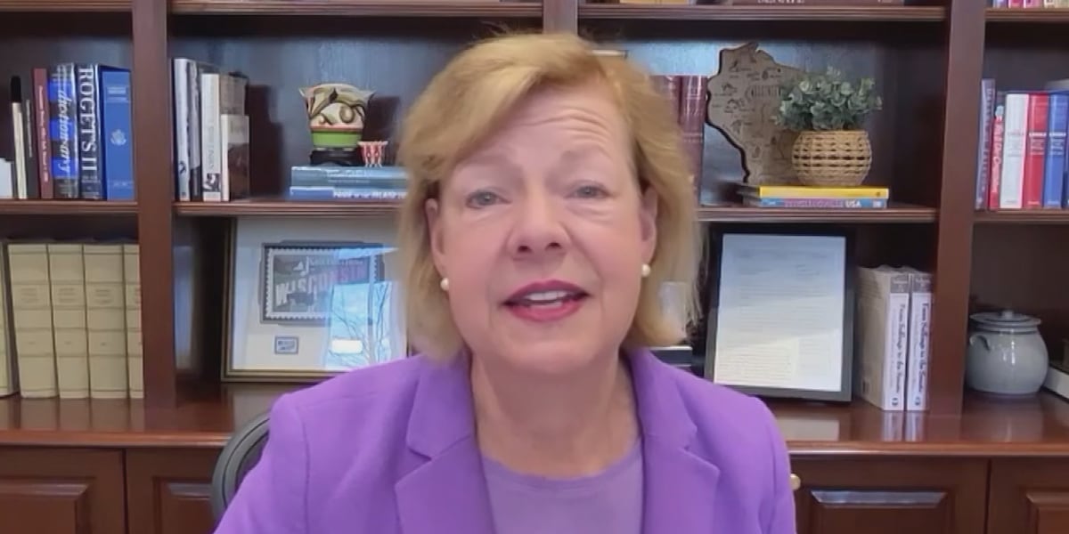 Sen. Tammy Baldwin speaks on reproductive rights