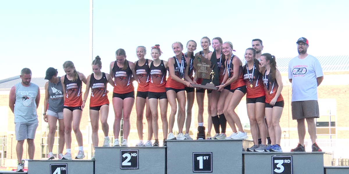 Bloomer girls track & field wins state title