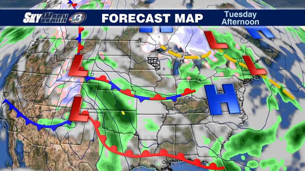 Lay Up Weather A few nicer days with a warm up, before more rain brings a wet end to ...