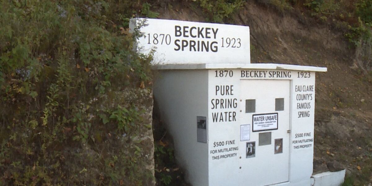 Beckey Spring Beckey Spring restored to former glory