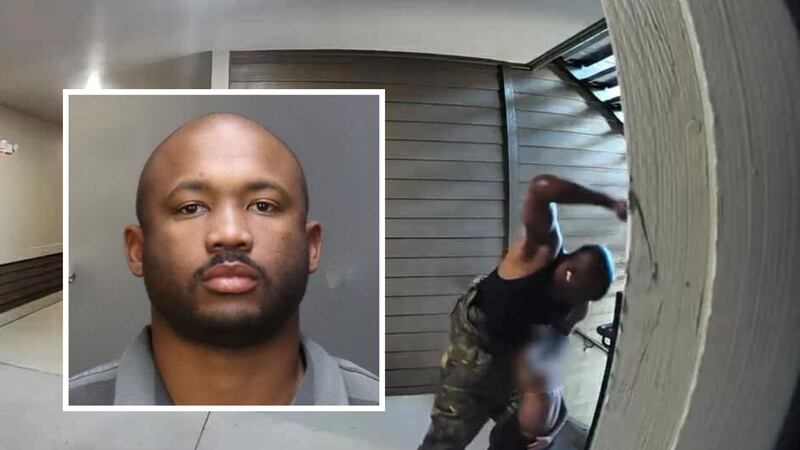 Paul Thames, 29, is charged with injury to a child after he was allegedly caught on Ring...
