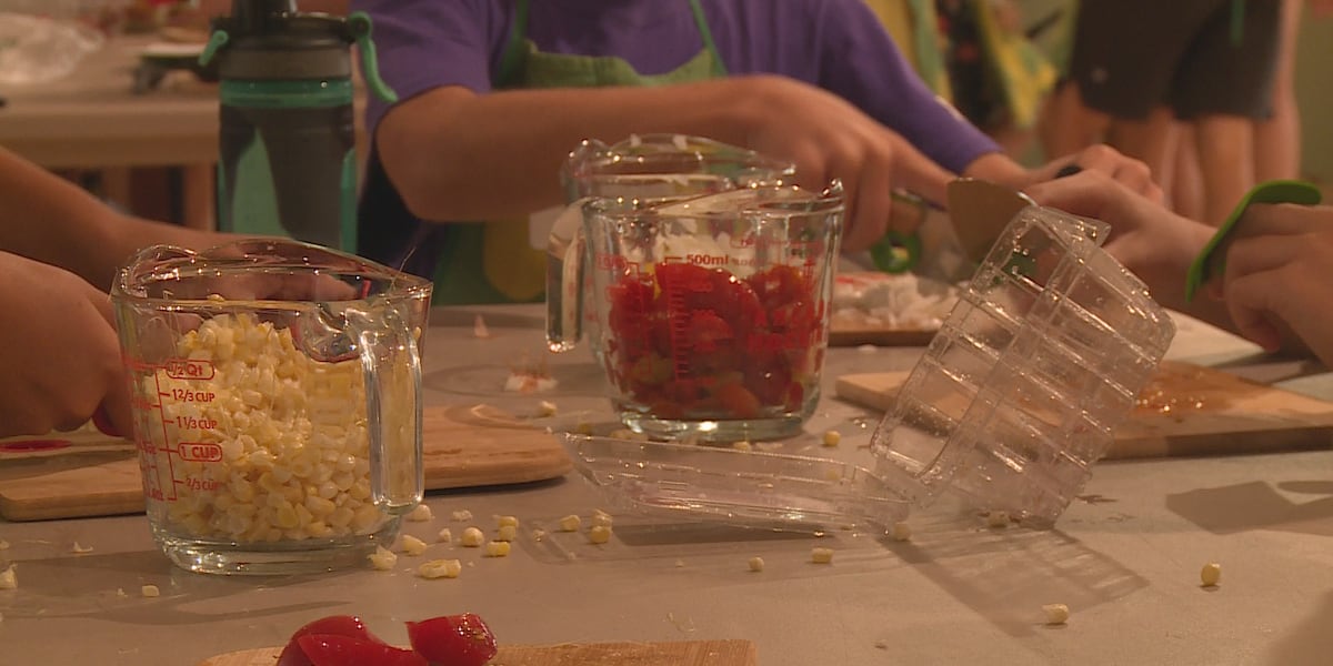 Free summer camp gives children hands-on lessons in farming, cooking and healthy eating