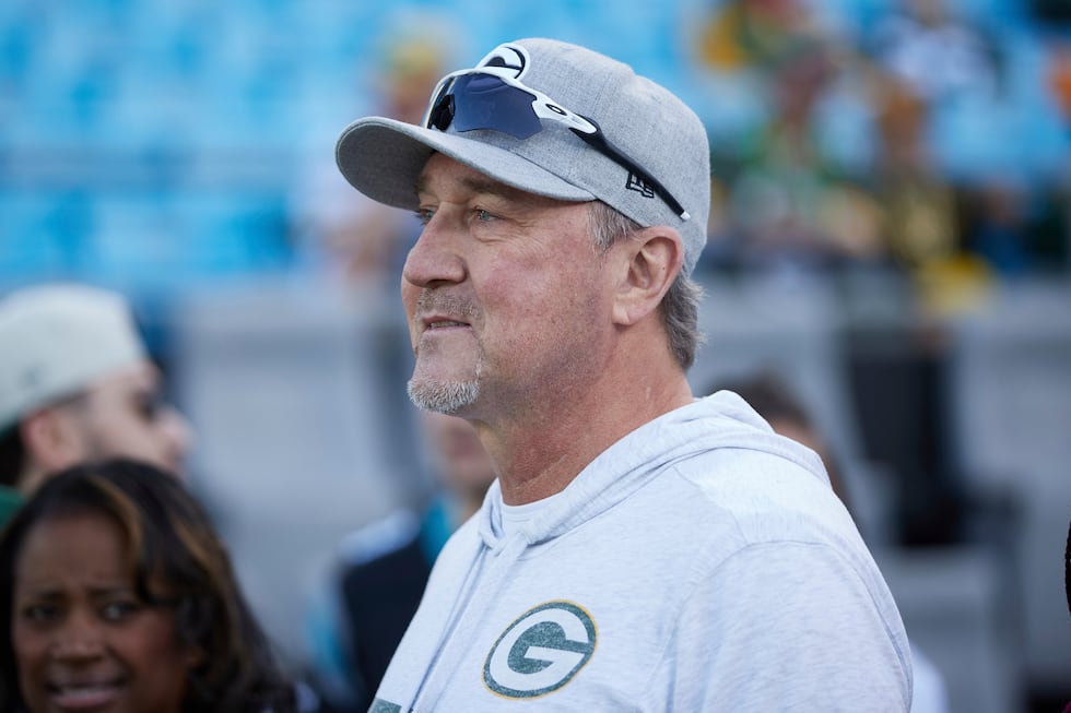 Former Green Bay Packers quarterback Don Majkowski stands on the sidelines prior to an NFL...