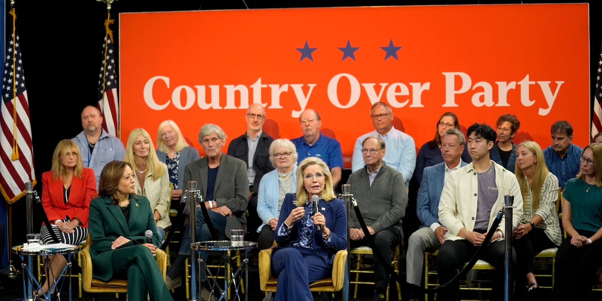 Liz Cheney helps Harris seek moderate votes as they paint Trump as a dangerous choice
