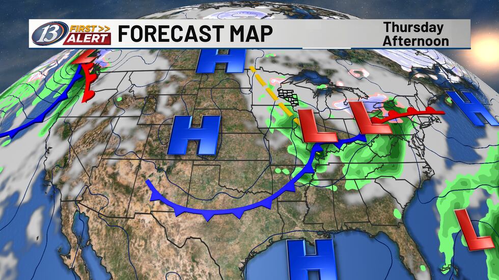 Lay Up Weather A few rain chances before a nice warm up into the weekend