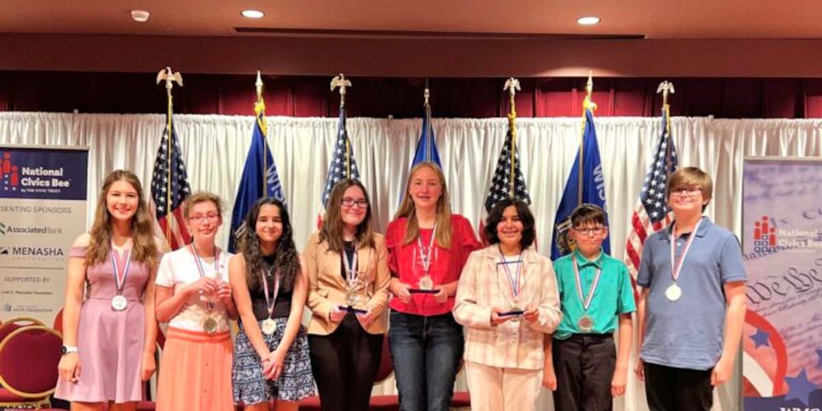 Delong Middle School student named Wisconsin Civics Bee champion