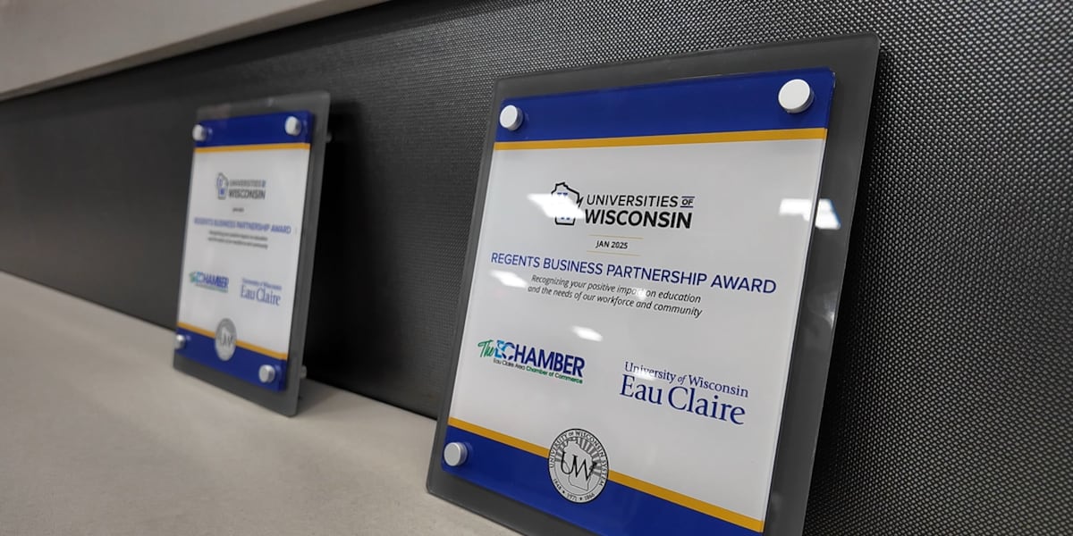 UW Board of Regents presents Regents Business Partnership Award to Eau Claire Area Chamber of Commerce UW Board of Regents presents Regents Business Partnership Award to Eau Claire Area Chamber of Commerce