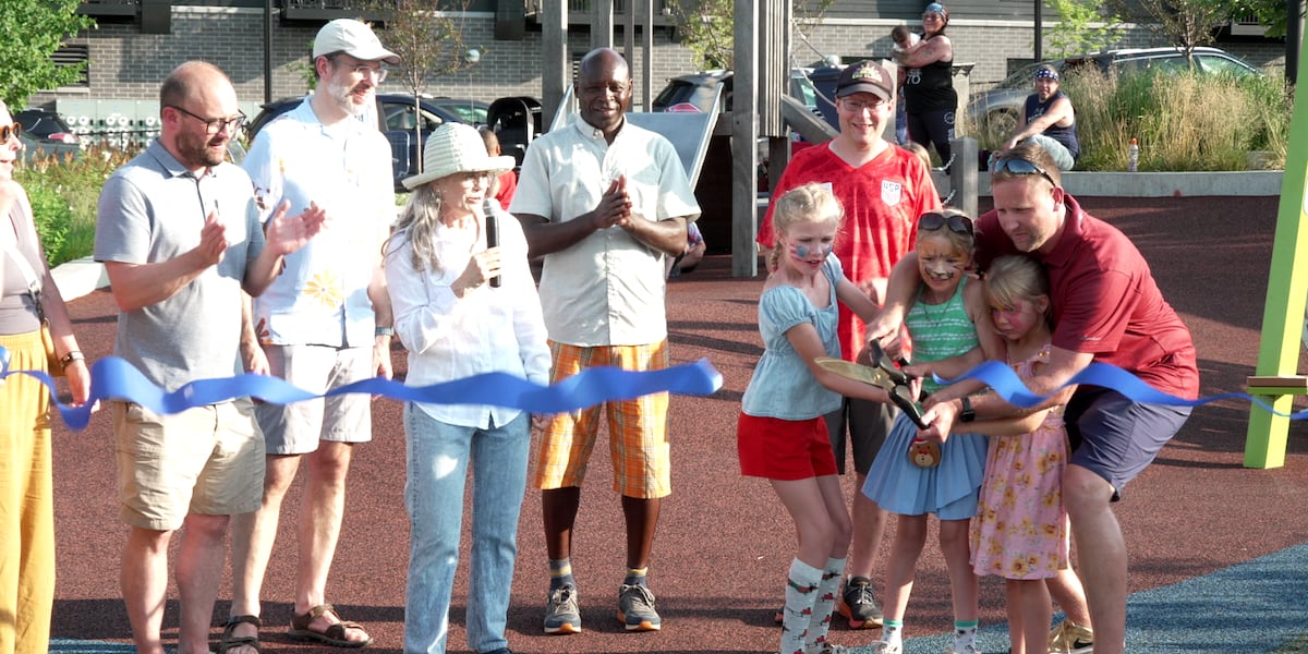 Hundreds celebrate the opening of Cannery Park