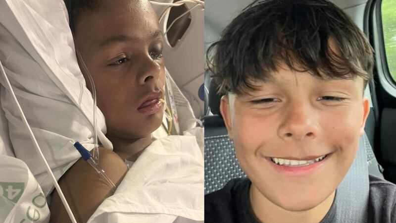 Ryen Harris-Contreras, 14, of Groesbeck, Texas, underwent surgery after he was shot and a...
