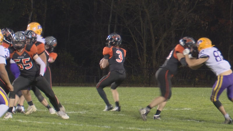 Jaxon Fizel helped lead Elk Mound to a Level 1 playoff win over Westfield