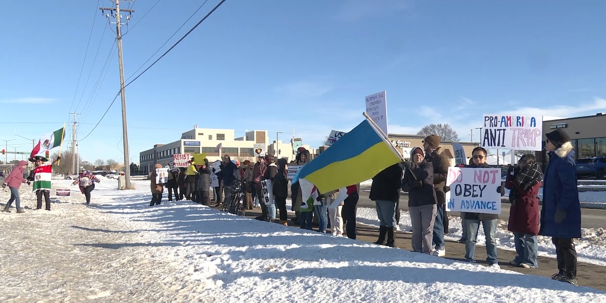 Speaking out against the Trump administration in Eau Claire