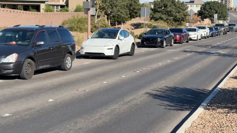 Bicyclists in the Las Vegas Valley say cars parked in bike lanes are putting them in danger,...