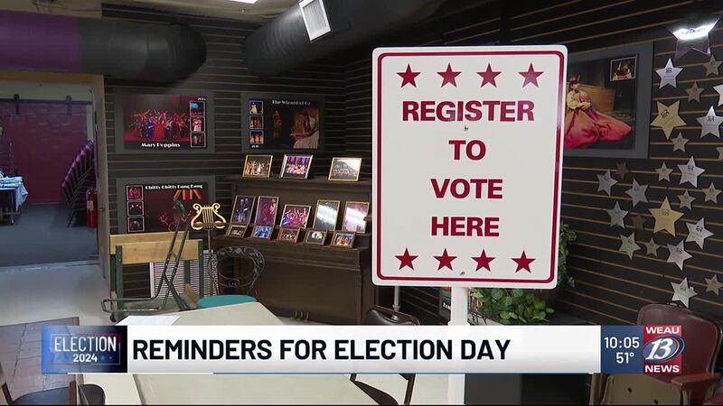 Reminders for Election Day