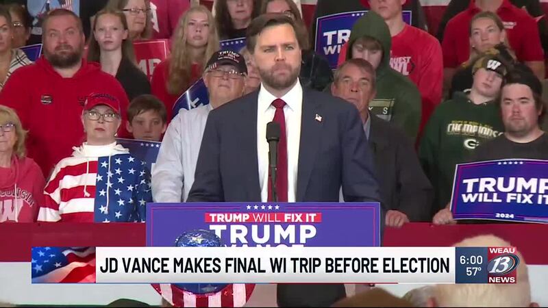 JD Vance Makes Final WI Trip Before Election