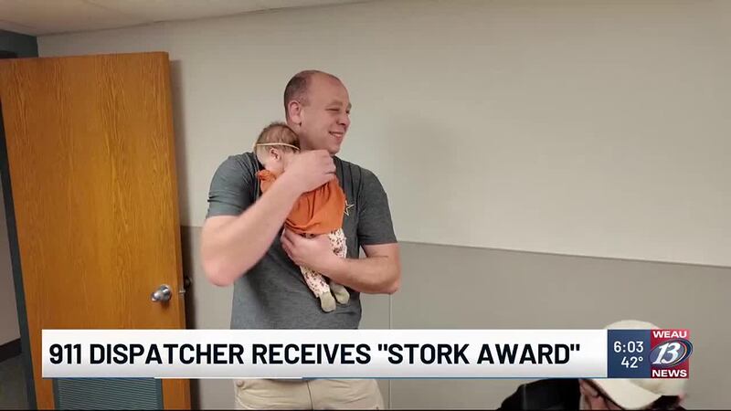 911 Dispatcher Receives "Stork Award"